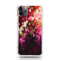 Pink Flower Iphone 11 Pro Max 6 5 Inch Tpu Uv Print Case by artworkshop