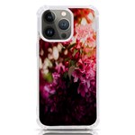 Pink Flower iPhone 13 Pro TPU UV Print Case Front