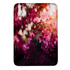 Pink Flower Rectangular Glass Fridge Magnet (4 Pack) by artworkshop