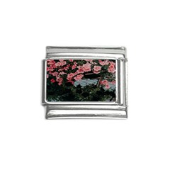 Pink Peony  Flower Italian Charm (9mm)