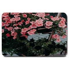 Pink Peony  Flower Large Doormat