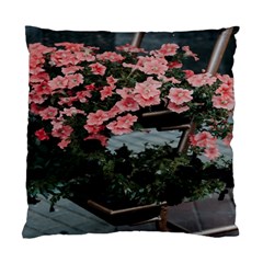 Pink Peony  Flower Standard Cushion Case (Two Sides)