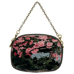 Pink Peony  Flower Chain Purse (Two Sides)