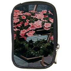 Pink Peony  Flower Compact Camera Leather Case