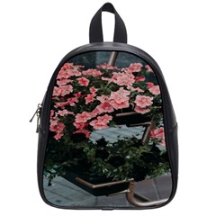 Pink Peony  Flower School Bag (Small)