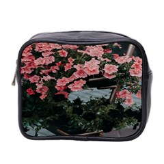 Pink Peony  Flower Mini Toiletries Bag (Two Sides)