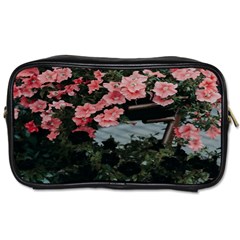 Pink Peony  Flower Toiletries Bag (One Side)