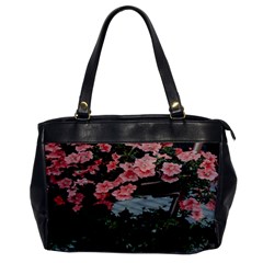 Pink Peony  Flower Oversize Office Handbag