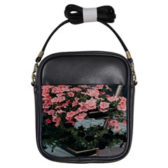 Pink Peony  Flower Girls Sling Bag