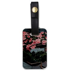 Pink Peony  Flower Luggage Tag (one side)