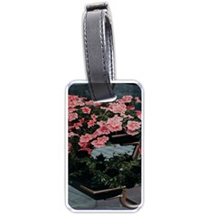 Pink Peony  Flower Luggage Tag (one Side) by artworkshop