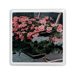 Pink Peony  Flower Memory Card Reader (Square)