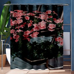 Pink Peony  Flower Shower Curtain 60  X 72  (medium)  by artworkshop