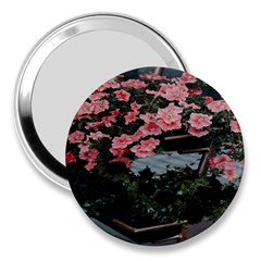 Pink Peony  Flower 3  Handbag Mirrors