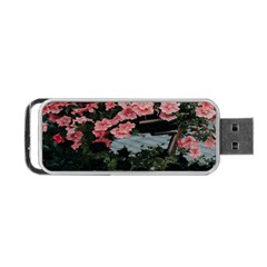 Pink Peony  Flower Portable USB Flash (Two Sides)