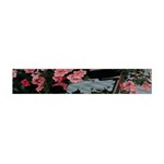 Pink Peony  Flower Premium Plush Fleece Scarf (Mini) Front