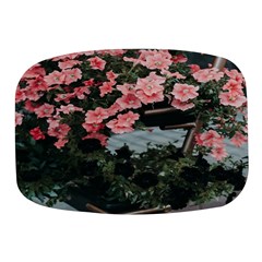 Pink Peony  Flower Mini Square Pill Box