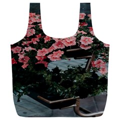 Pink Peony  Flower Full Print Recycle Bag (XXL)