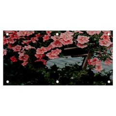 Pink Peony  Flower Banner and Sign 6  x 3 