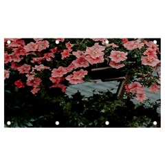 Pink Peony  Flower Banner and Sign 7  x 4 