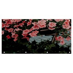 Pink Peony  Flower Banner and Sign 8  x 4 