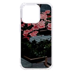 Pink Peony  Flower Iphone 14 Pro Tpu Uv Print Case by artworkshop