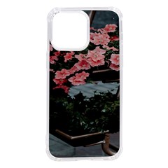 Pink Peony  Flower Iphone 14 Pro Max Tpu Uv Print Case