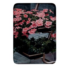 Pink Peony  Flower Rectangular Glass Fridge Magnet (4 pack)