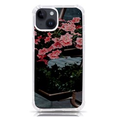 Pink Peony  Flower Iphone 14 Tpu Uv Print Case