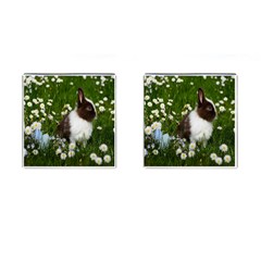 Rabbit Cufflinks (square) by artworkshop