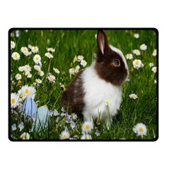 Rabbit Two Sides Fleece Blanket (small)