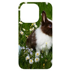 Rabbit Iphone 14 Pro Black Uv Print Case by artworkshop