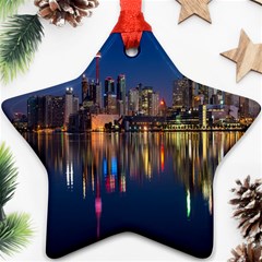 Seaside River Ornament (star) by artworkshop