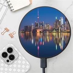 Seaside River Wireless Fast Charger(black) by artworkshop