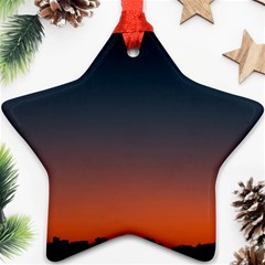 Sky Gradient Star Ornament (two Sides) by artworkshop