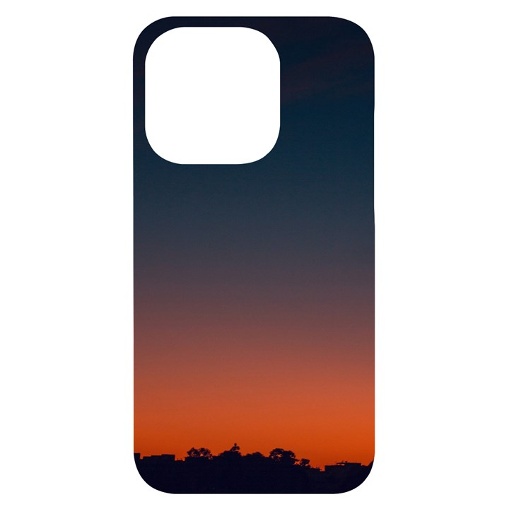 Sky Gradient iPhone 14 Pro Black UV Print Case