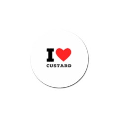 I Love Custard Golf Ball Marker (4 Pack) by ilovewhateva