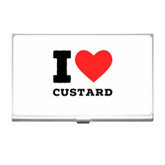 I Love Custard Business Card Holder by ilovewhateva