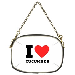 I Love Cucumber Chain Purse (one Side) by ilovewhateva