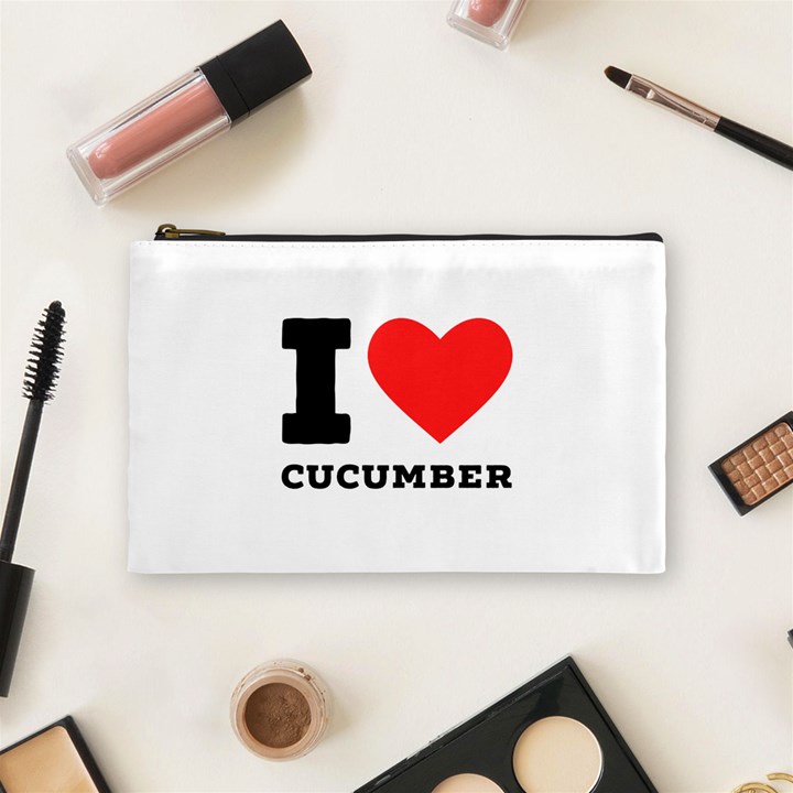 I love cucumber Cosmetic Bag (Medium)