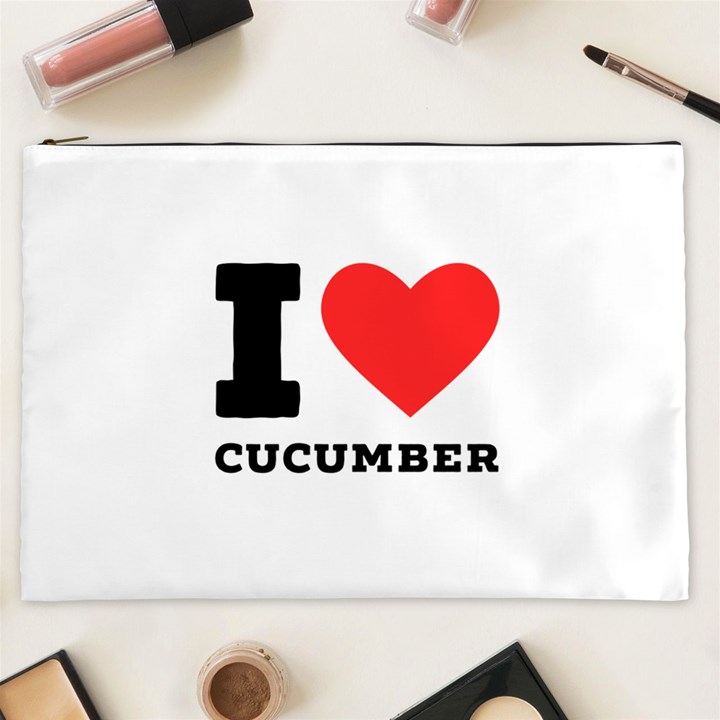 I love cucumber Cosmetic Bag (XXL)