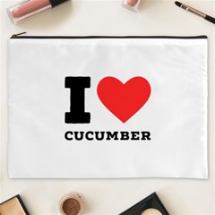 I Love Cucumber Cosmetic Bag (xxxl) by ilovewhateva