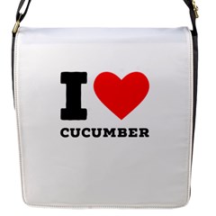 I Love Cucumber Flap Closure Messenger Bag (s) by ilovewhateva