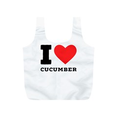 I Love Cucumber Full Print Recycle Bag (s) by ilovewhateva