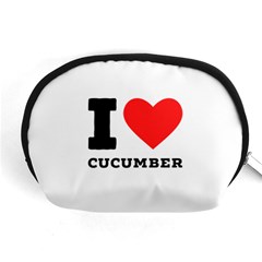 I Love Cucumber Accessory Pouch (medium) by ilovewhateva