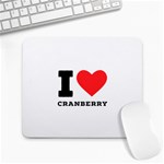 I love cranberry Large Mousepad Front