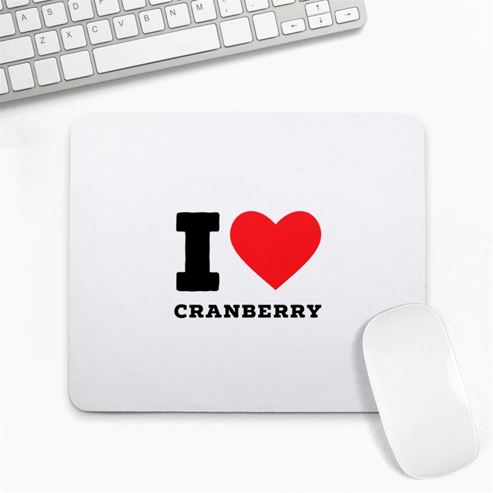 I love cranberry Large Mousepad