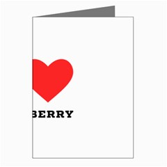 I Love Cranberry Greeting Cards (pkg Of 8) by ilovewhateva