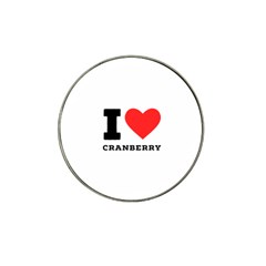 I Love Cranberry Hat Clip Ball Marker by ilovewhateva