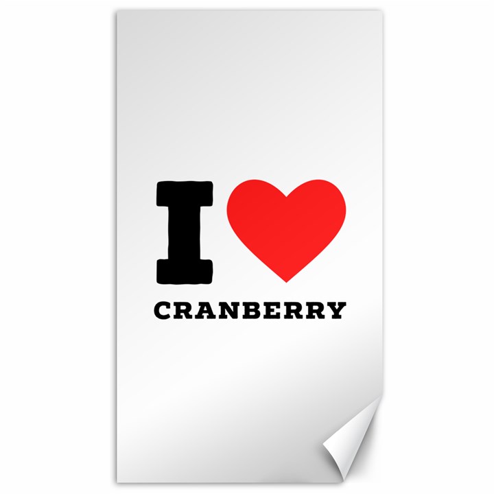 I love cranberry Canvas 40  x 72 